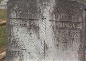 Headstone of Susan America Malcom