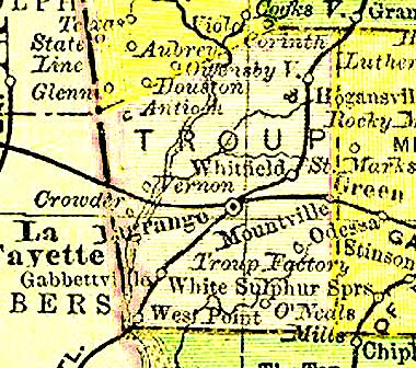 Troup County from 1895 Atlas