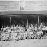 Photograph of Bond Academy, Bond Community, Madison County, Georgia, ca. 1905.