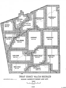 Troup County Militia Districts